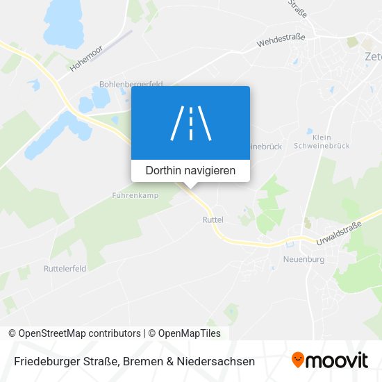 Friedeburger Straße Karte