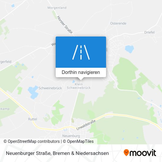 Neuenburger Straße Karte