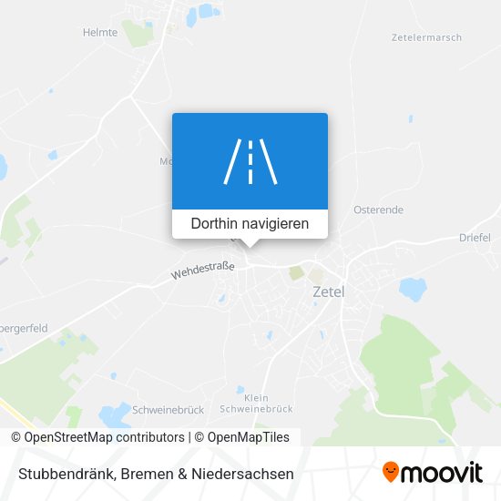 Stubbendränk Karte