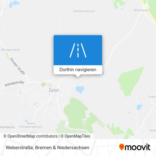 Weberstraße Karte