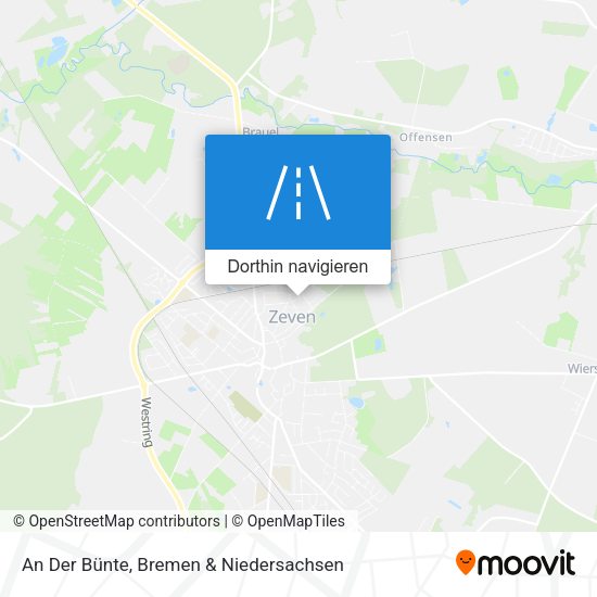 An Der Bünte Karte