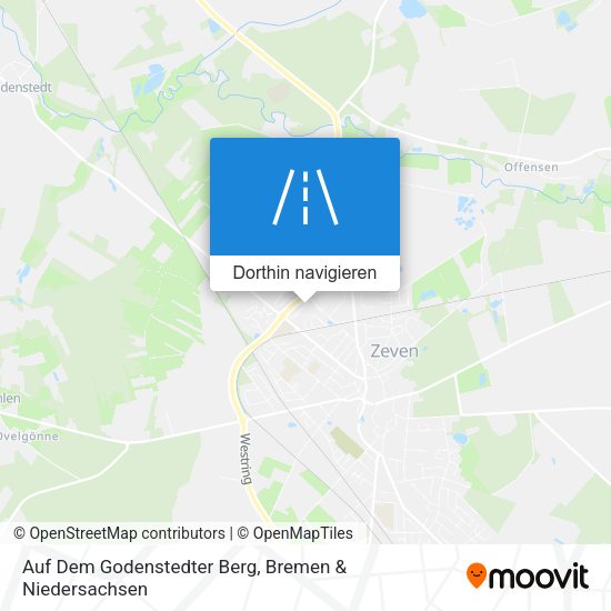 Auf Dem Godenstedter Berg Karte