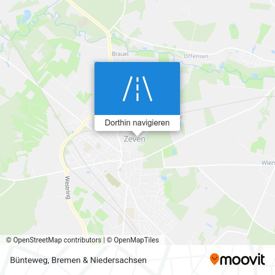 Bünteweg Karte