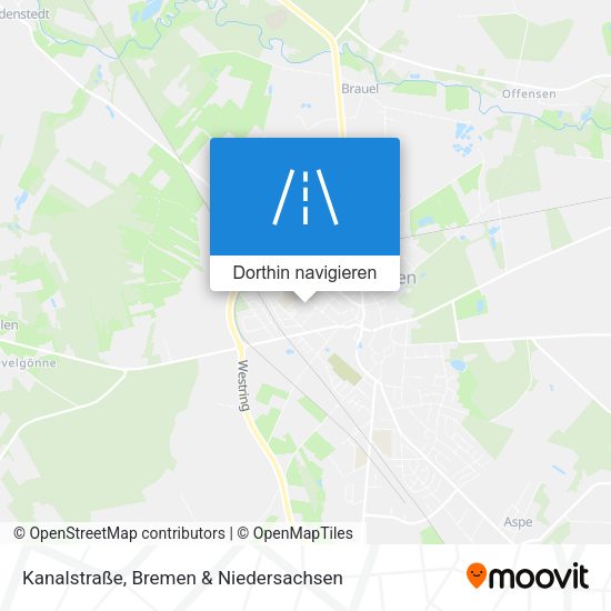 Kanalstraße Karte