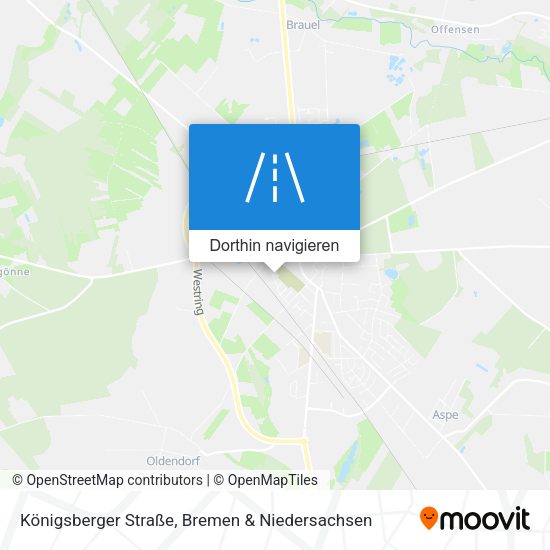 Königsberger Straße Karte