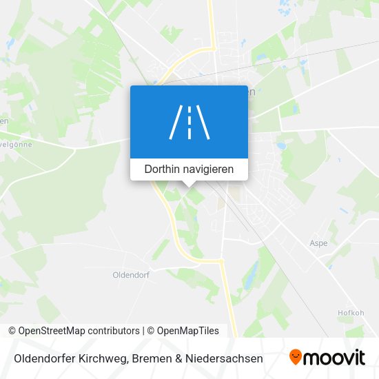 Oldendorfer Kirchweg Karte