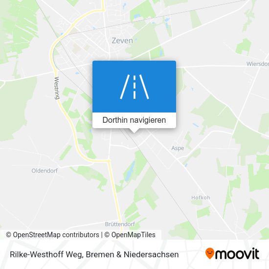 Rilke-Westhoff Weg Karte
