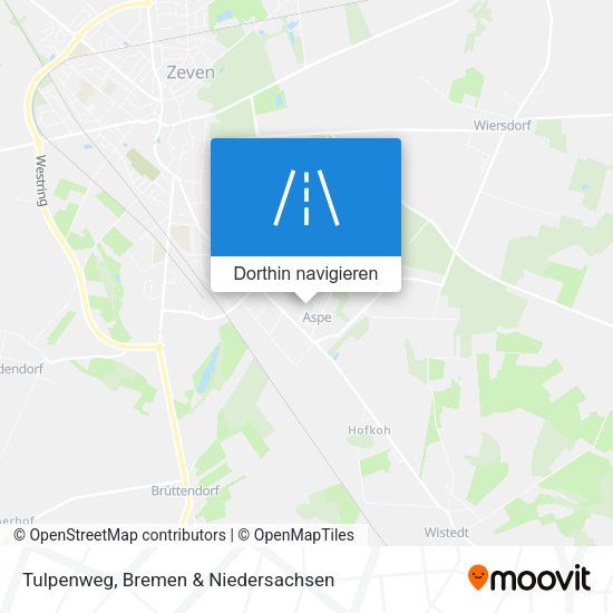 Tulpenweg Karte