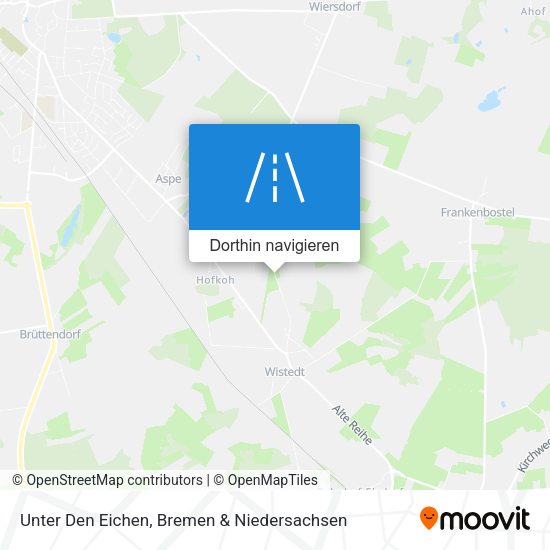 Unter Den Eichen Karte