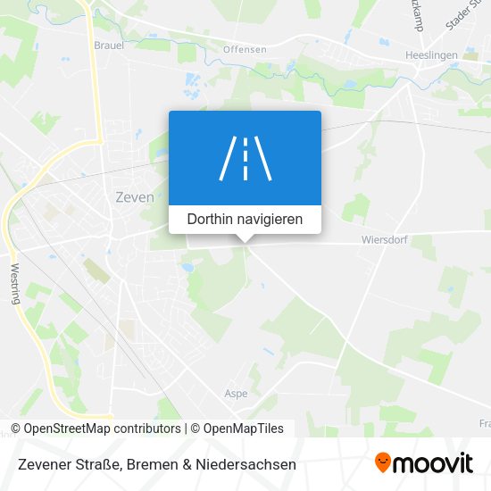 Zevener Straße Karte