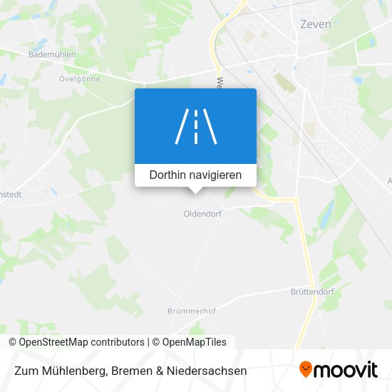 Zum Mühlenberg Karte