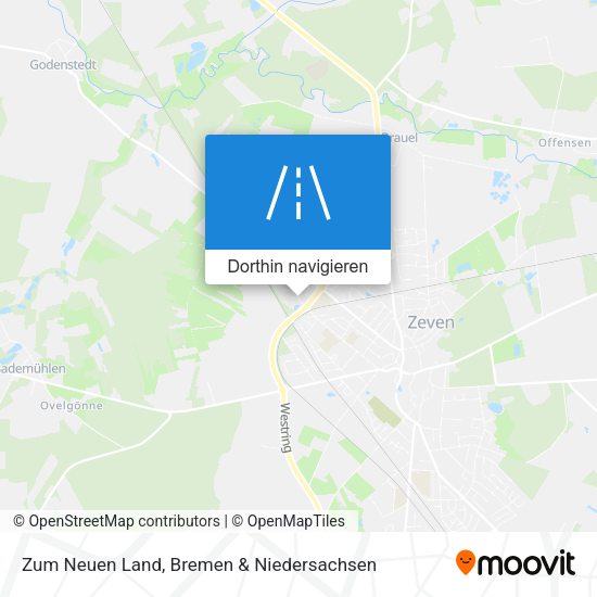 Zum Neuen Land Karte
