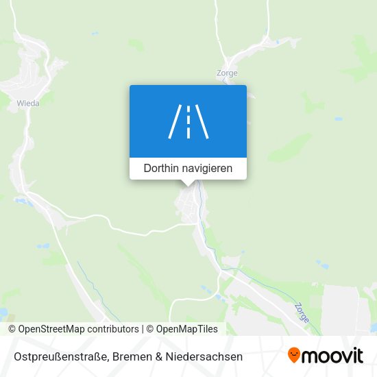 Ostpreußenstraße Karte