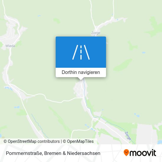 Pommernstraße Karte