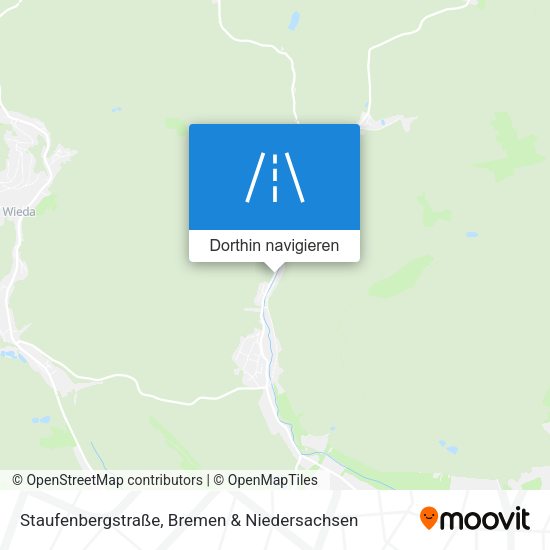 Staufenbergstraße Karte
