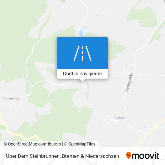 Über Dem Steinbrunnen Karte