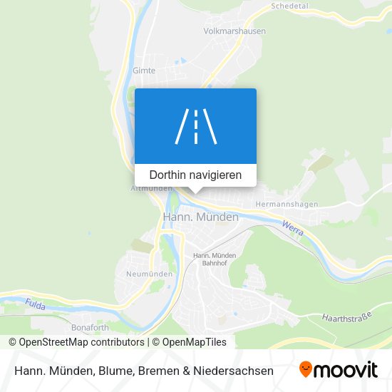 Hann. Münden, Blume Karte