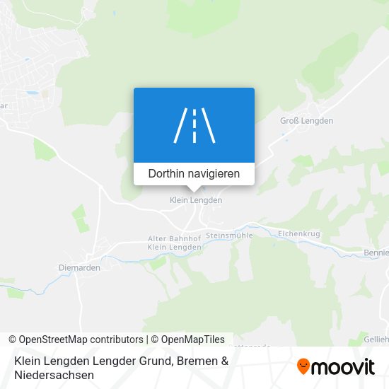Klein Lengden Lengder Grund Karte