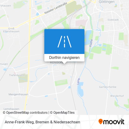 Anne-Frank-Weg Karte