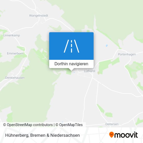 Hühnerberg Karte