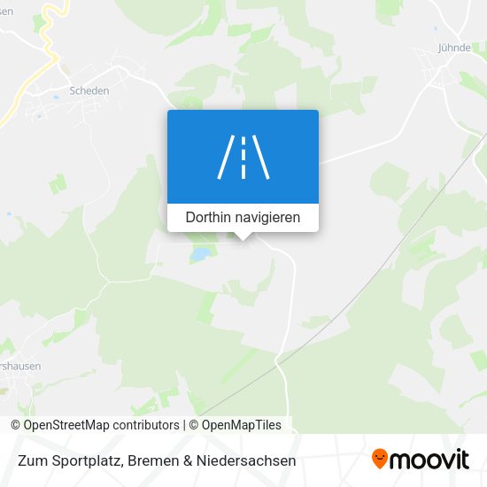 Zum Sportplatz Karte
