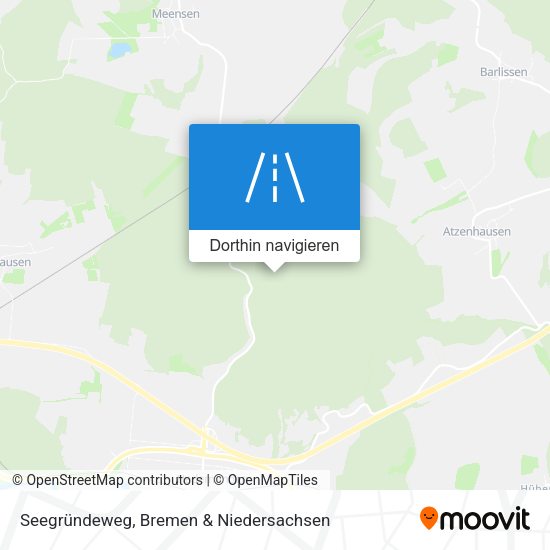 Seegründeweg Karte