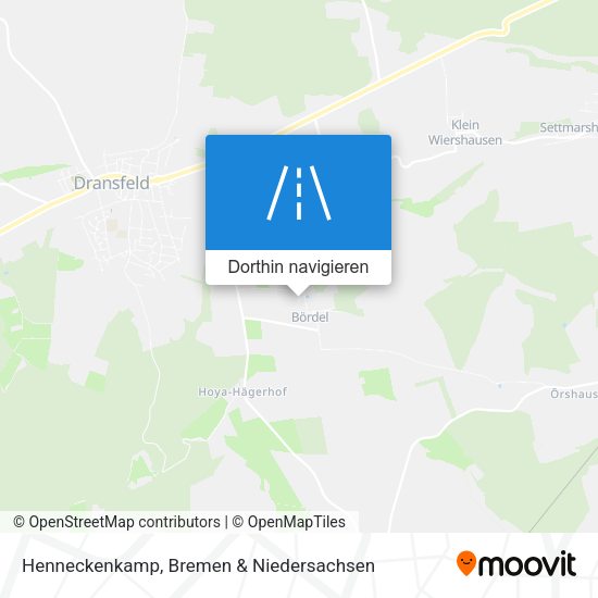 Henneckenkamp Karte
