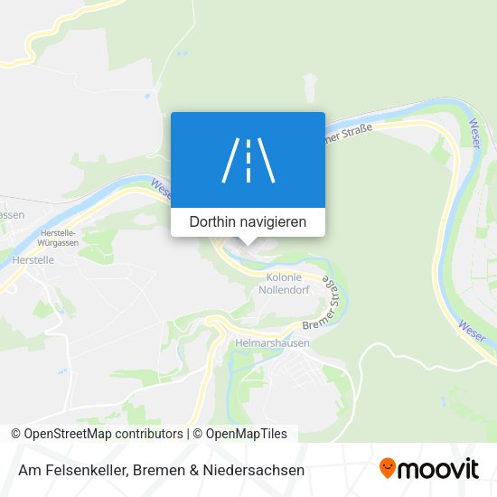 Am Felsenkeller Karte