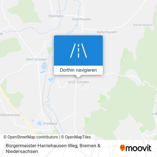 Bürgermeister-Harriehausen-Weg Karte