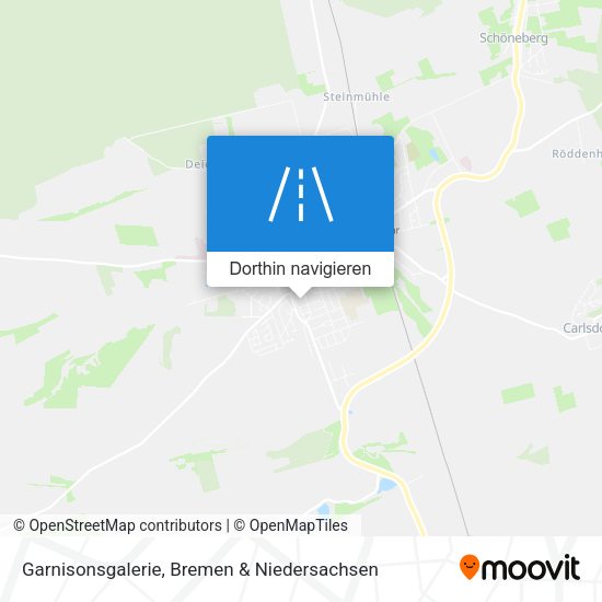 Garnisonsgalerie Karte