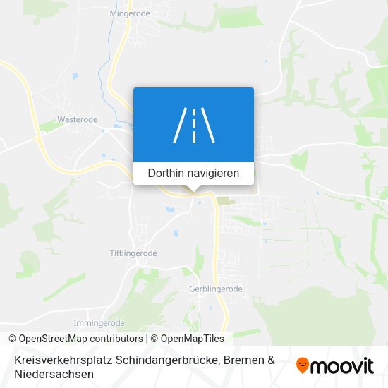 Kreisverkehrsplatz Schindangerbrücke Karte