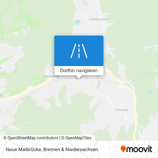 Neue Maibrücke Karte