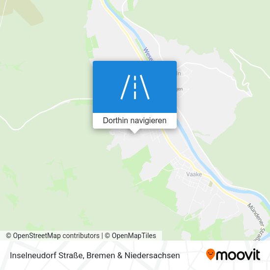 Inselneudorf Straße Karte