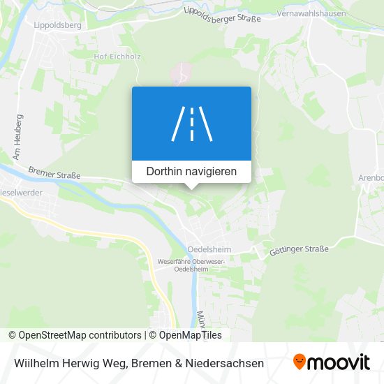 Wiilhelm Herwig Weg Karte