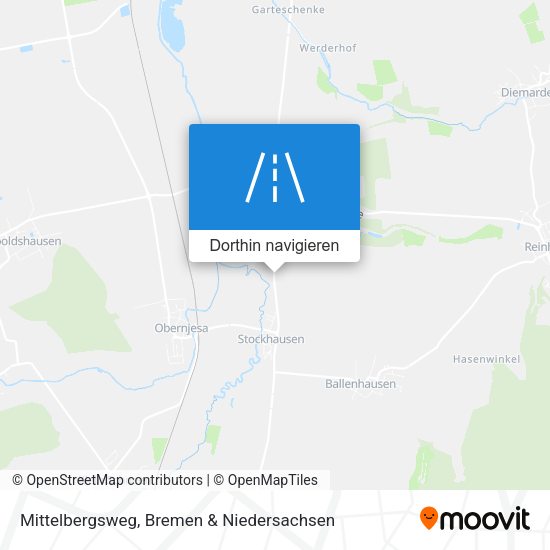 Mittelbergsweg Karte