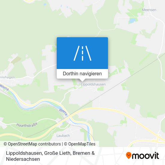 Lippoldshausen, Große Lieth Karte