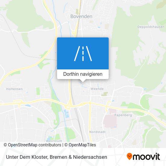 Unter Dem Kloster Karte