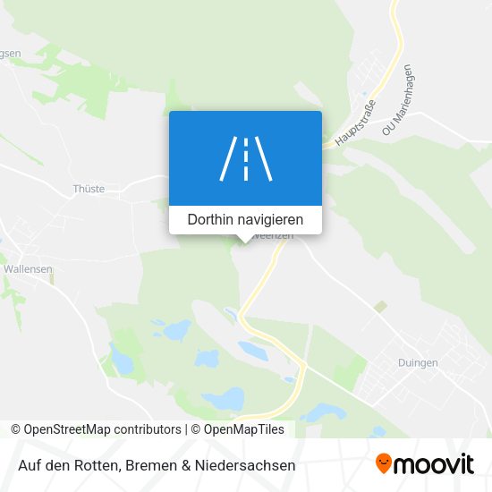Auf den Rotten Karte