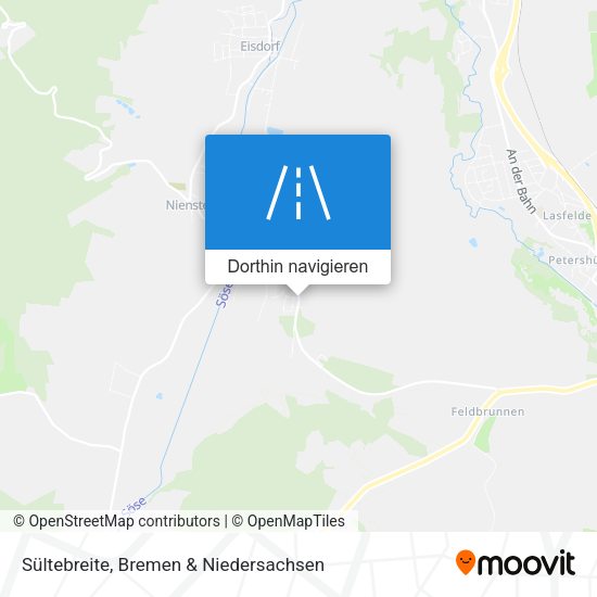 Sültebreite Karte