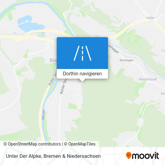 Unter Der Alpke Karte