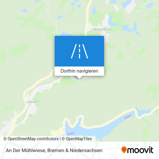 An Der Mühlwiese Karte