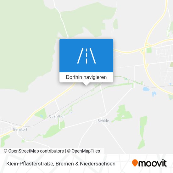 Klein-Pflasterstraße Karte