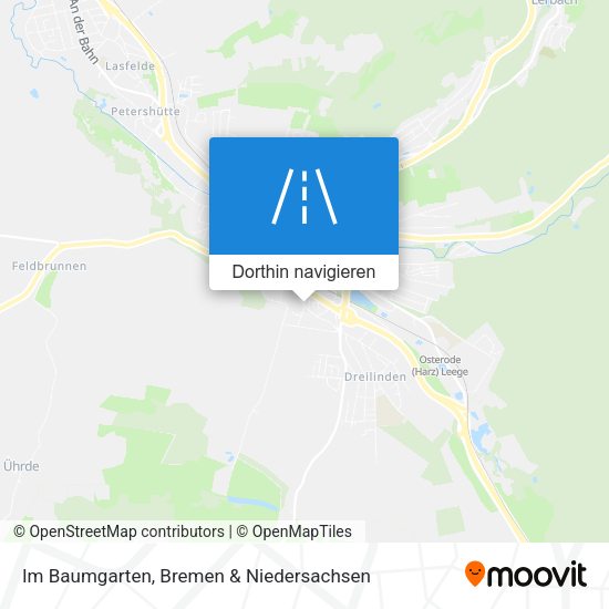 Im Baumgarten Karte