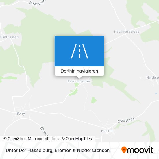 Unter Der Hasselburg Karte