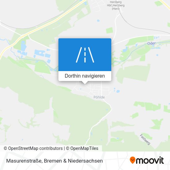 Masurenstraße Karte