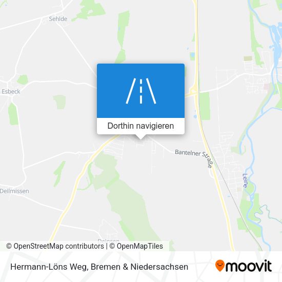 Hermann-Löns Weg Karte