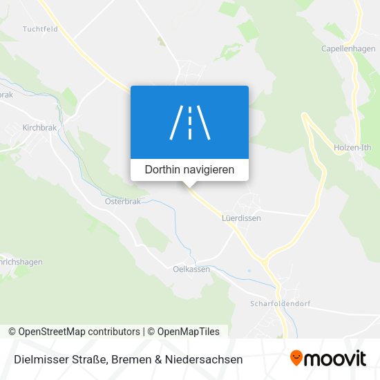 Dielmisser Straße Karte