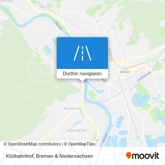 Klütbahnhof Karte