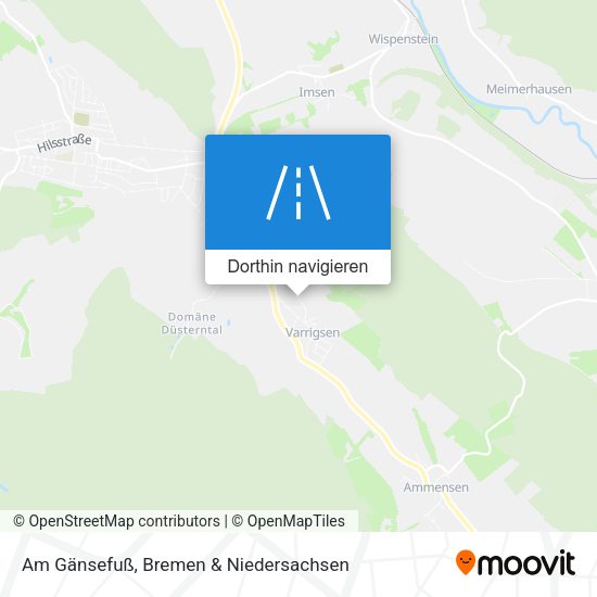 Am Gänsefuß Karte