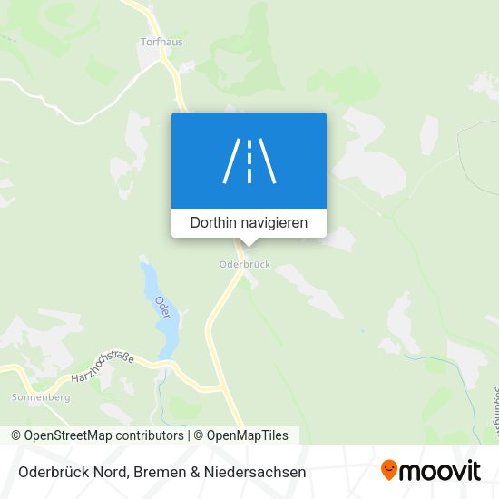 Oderbrück Nord Karte